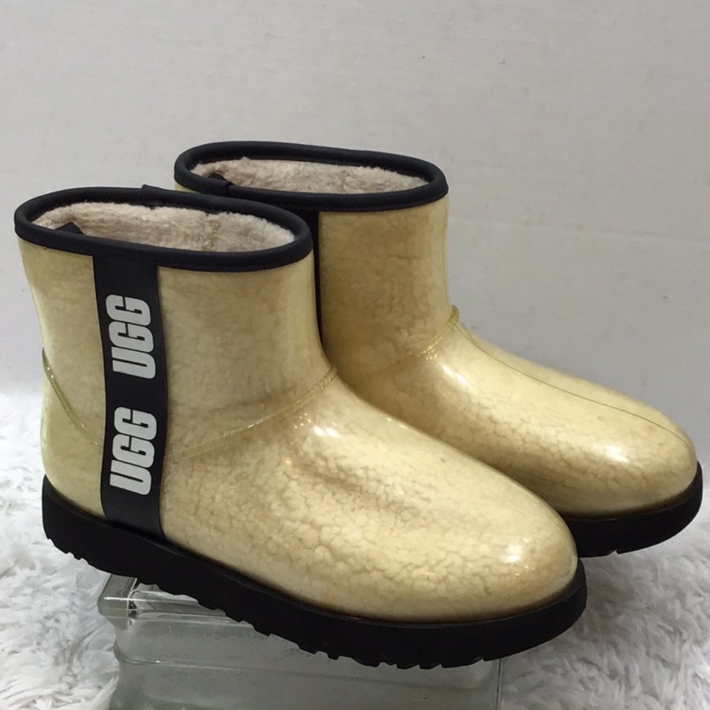 UGG clear classic mini boots 9